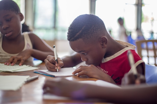 child-writing
